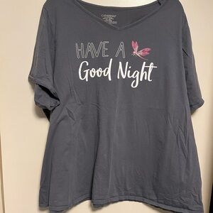“Have A Good Night” 2 Piece Pajama Set With Dragonfly Details
